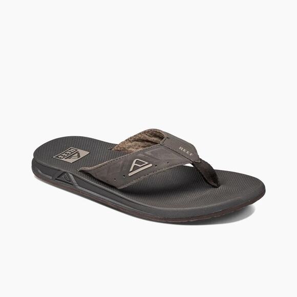 Reef Men's 11 Brown Cushion Phantom Slide Flip Flops Sandals Beach Summer OS13-4 - Picture 1 of 9